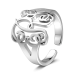 Inel Monograma cu 3 initiale din Argint 